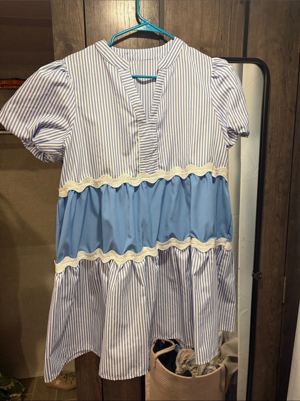 Large ruffle dress